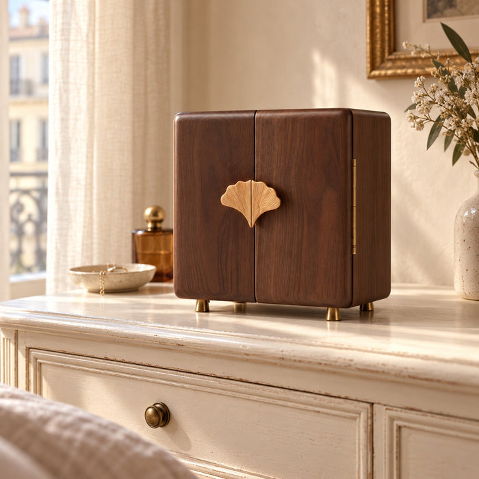 The Lennox, black walnut veneer over engineered wood