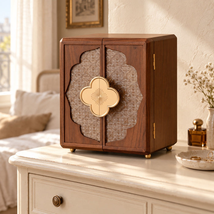 The Alcove, walnut veneer over engineered wood