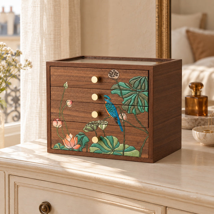 The Painted, walnut veneer over engineered wood
