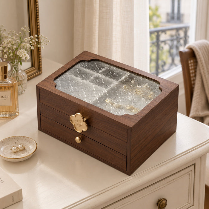 The Floret, walnut veneer over engineered wood