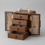 The Ashford Small, walnut veneer over engineered wood