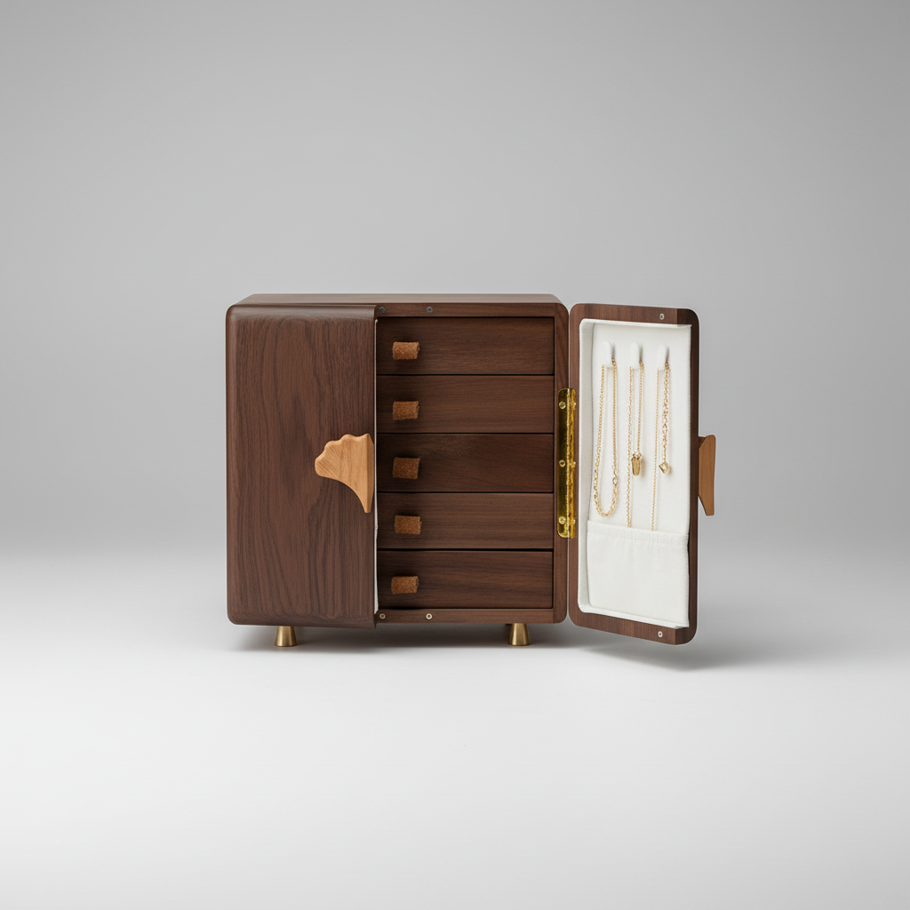 The Lennox, black walnut veneer over engineered wood
