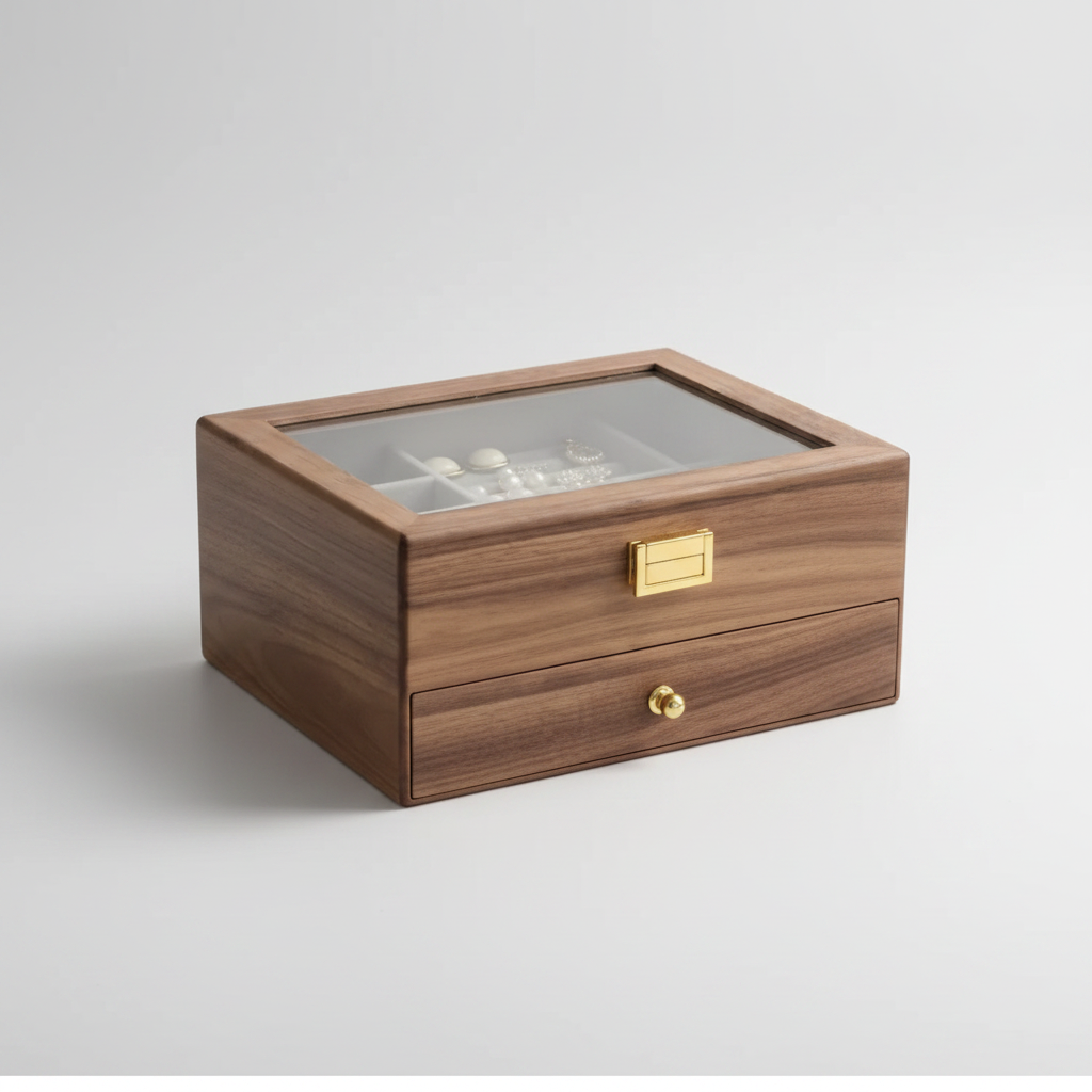 The Harlow, solid walnut or solid cherry
