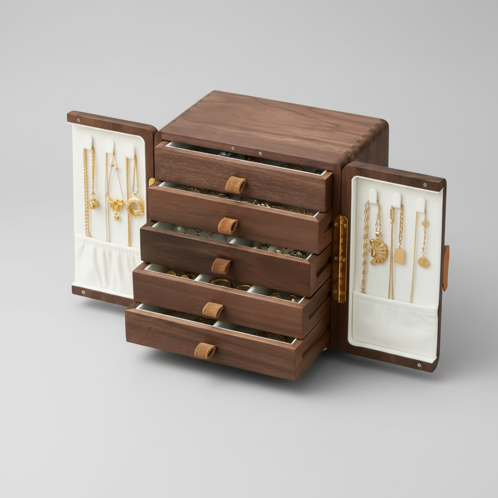 The Lennox, black walnut veneer over engineered wood