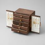 The Lennox, black walnut veneer over engineered wood