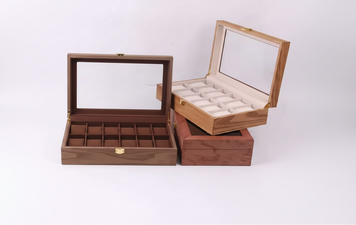 The Collector Ten, walnut wood over high-density board