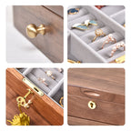 The Harlow Lock, huali or solid walnut