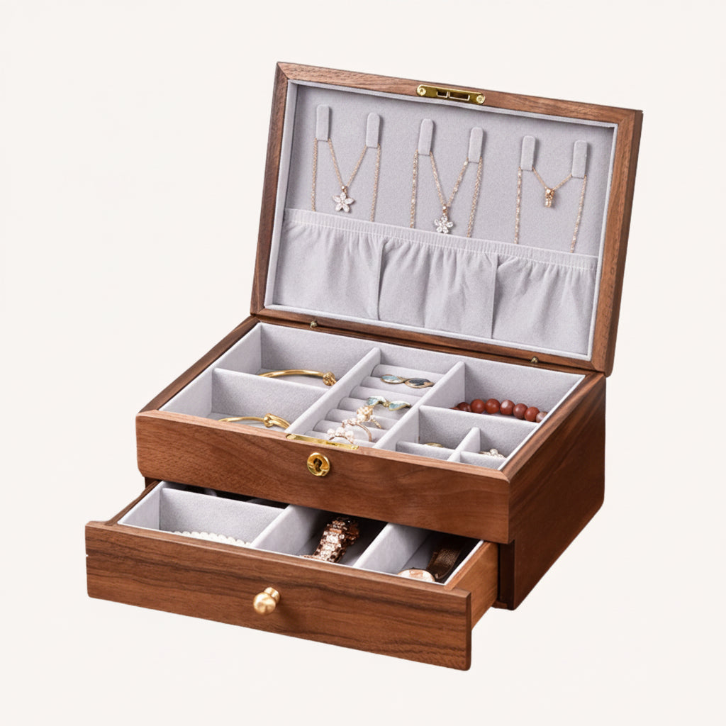 The Harlow Lock, huali or solid walnut