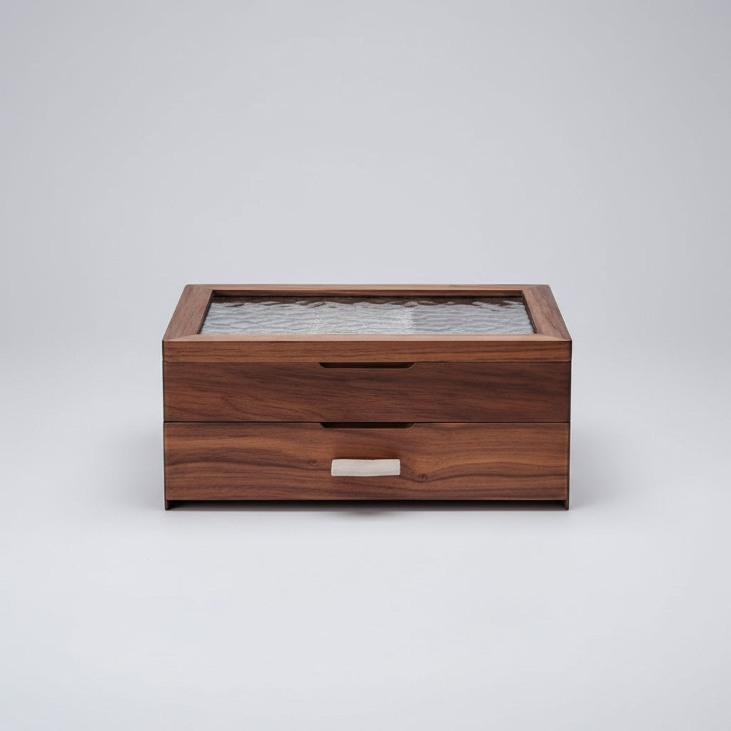 The Juniper Two, solid walnut or solid cherry