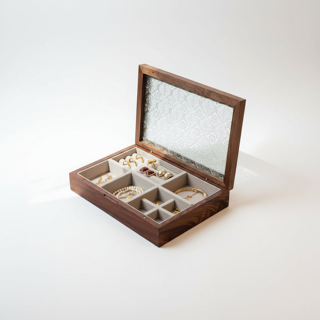 The Juniper, solid walnut & cherry