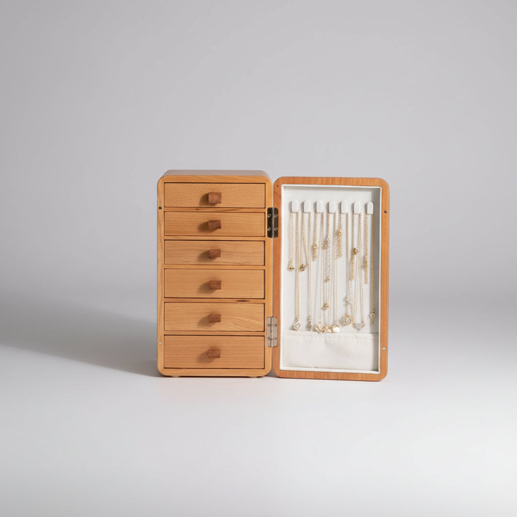 The Juniper Grand, solid walnut or solid cherry