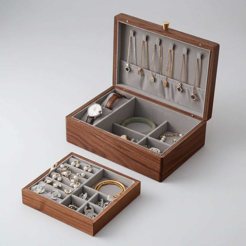 The Hollis, solid walnut