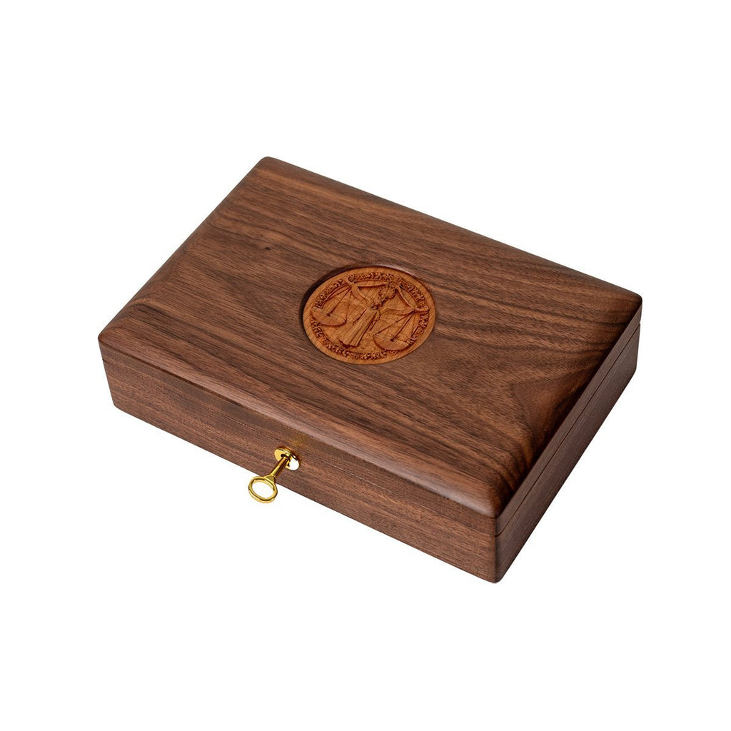 The Zodiac, solid walnut