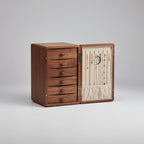 The Keeper, walnut veneer over engineered wood