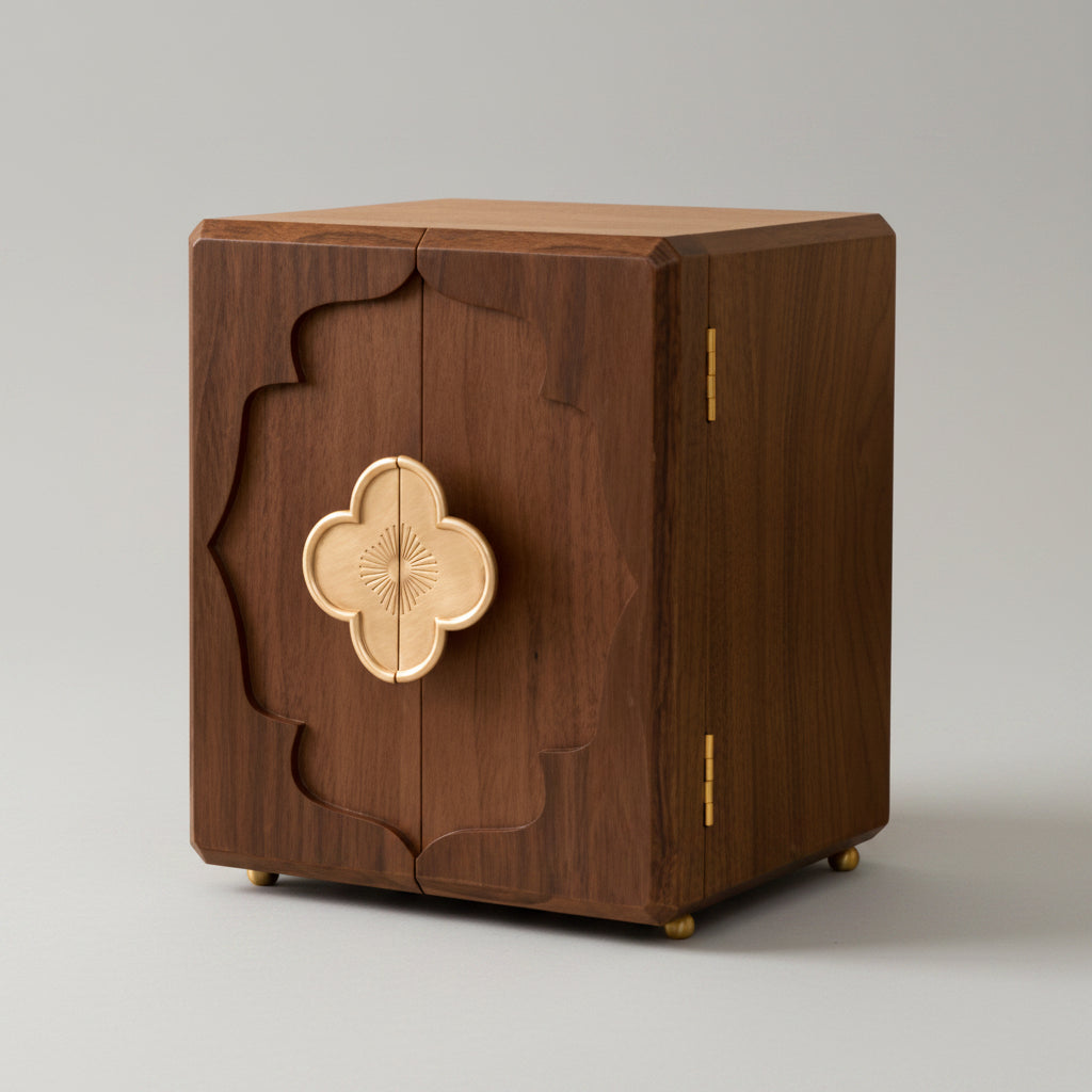The Alcove, walnut veneer over engineered wood