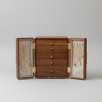 The Alcove, walnut veneer over engineered wood