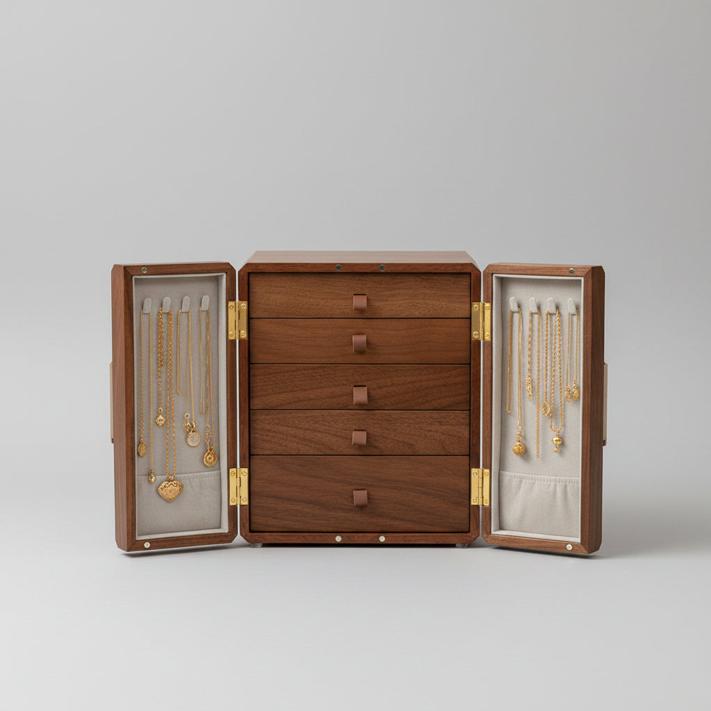 The Alcove, walnut veneer over engineered wood