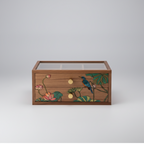 The Painted, walnut veneer over engineered wood
