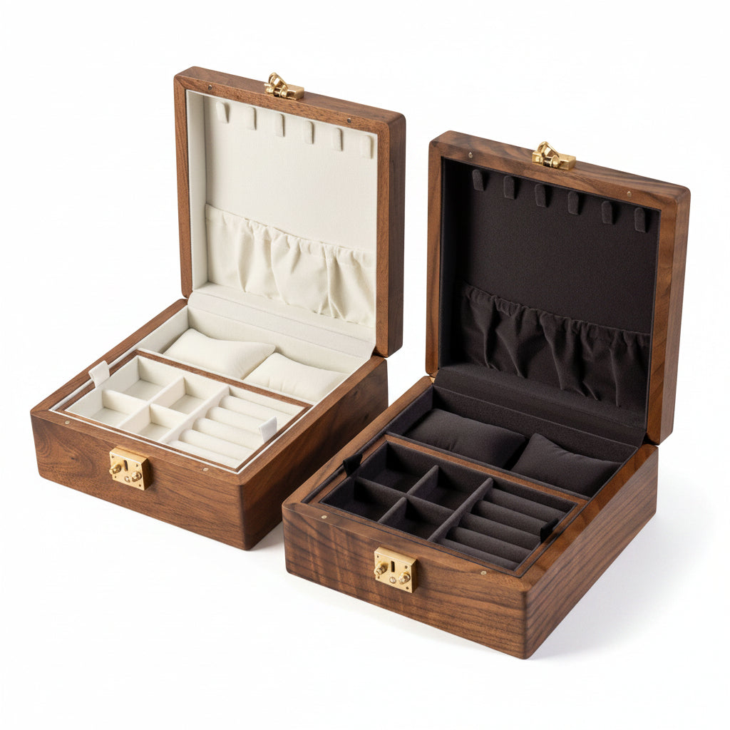 The Easton Square, solid walnut