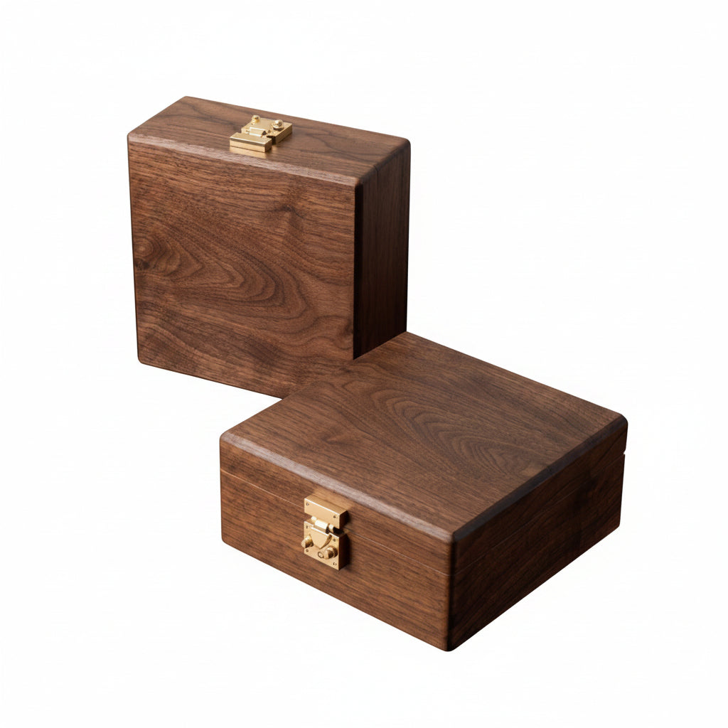 The Easton Square, solid walnut