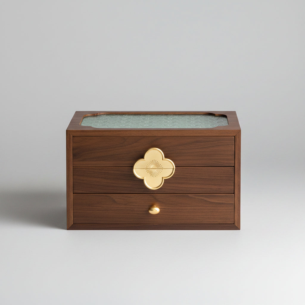 The Floret, walnut veneer over engineered wood