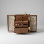 The Alcove Five, walnut veneer over engineered wood