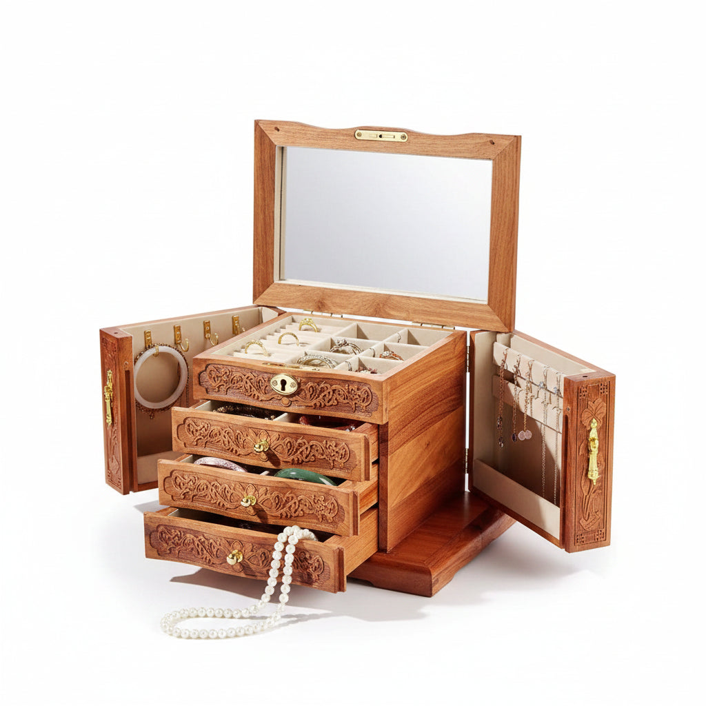 The Carved, huali or red sandalwood