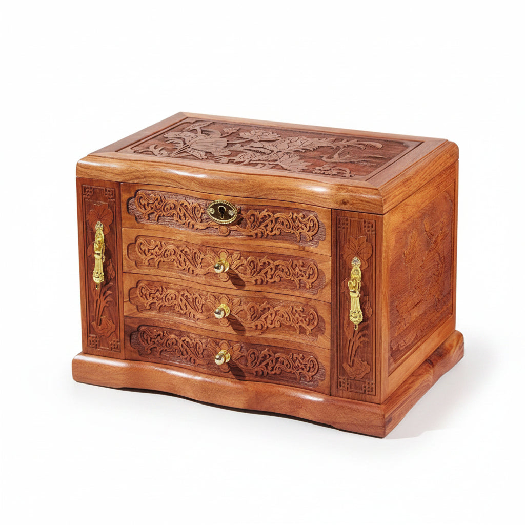 The Carved, huali or red sandalwood