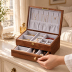 The Harlow Lock, huali or solid walnut