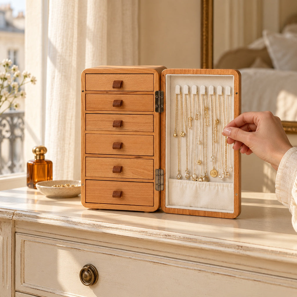 The Juniper Grand, solid walnut or solid cherry