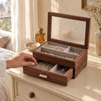 The Juniper Two, solid walnut or solid cherry
