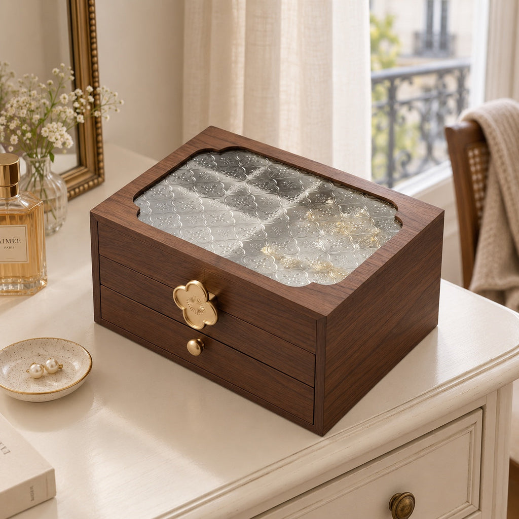 The Floret, walnut veneer over engineered wood