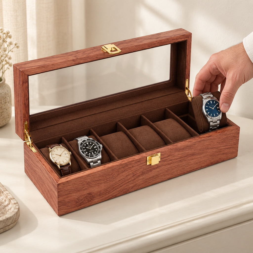 The Baxter Six, walnut wood