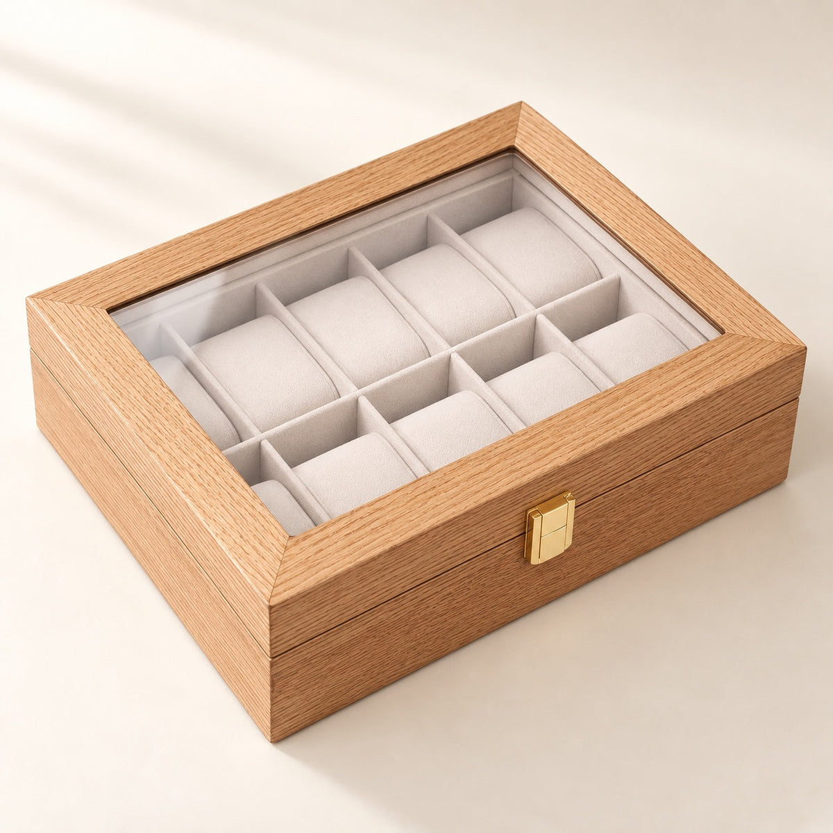 The Collector Ten, walnut wood over high-density board