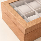 The Collector Ten, walnut wood over high-density board